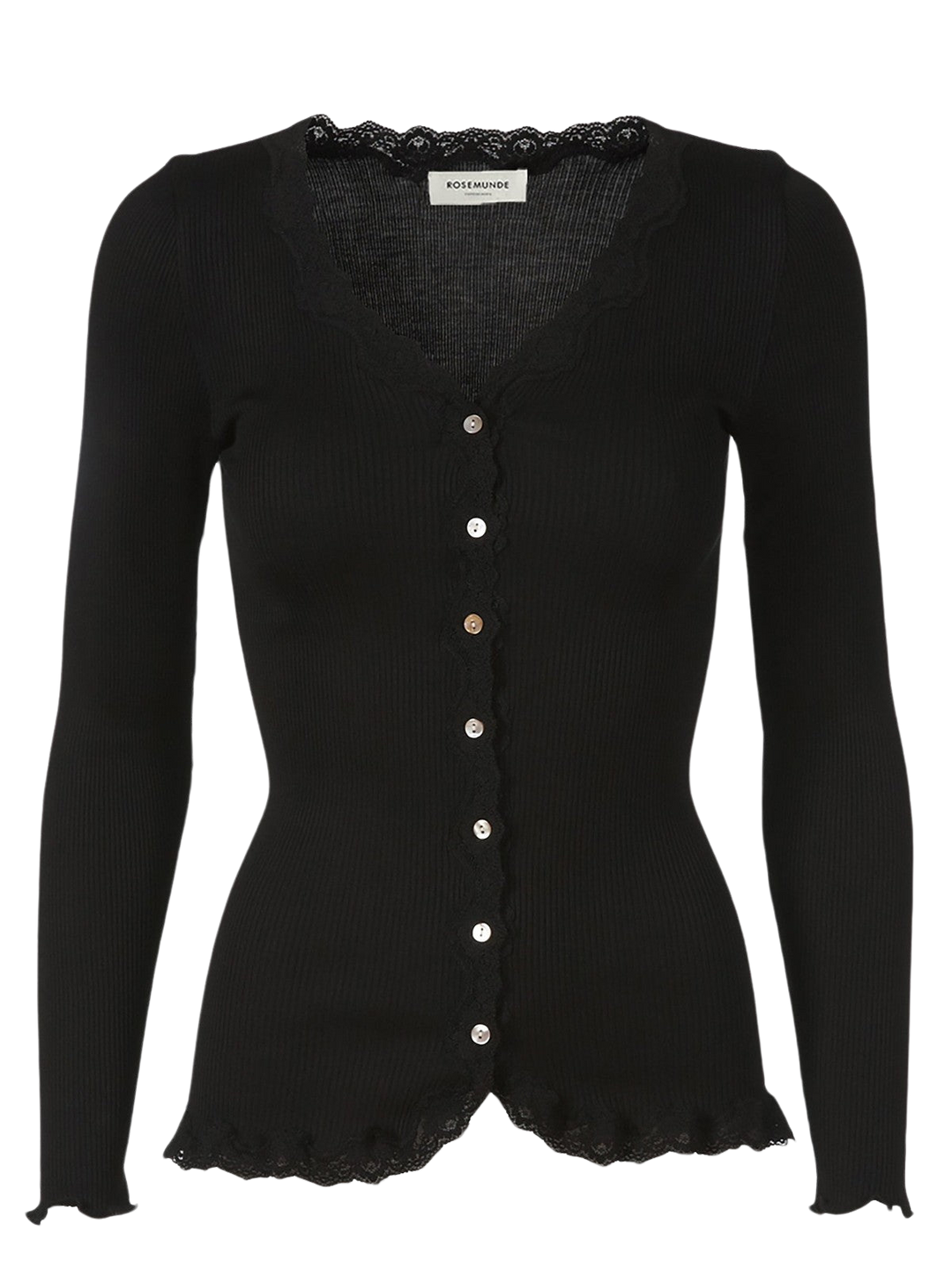 RWBabette LS V-neck Regular Lace Cardigan