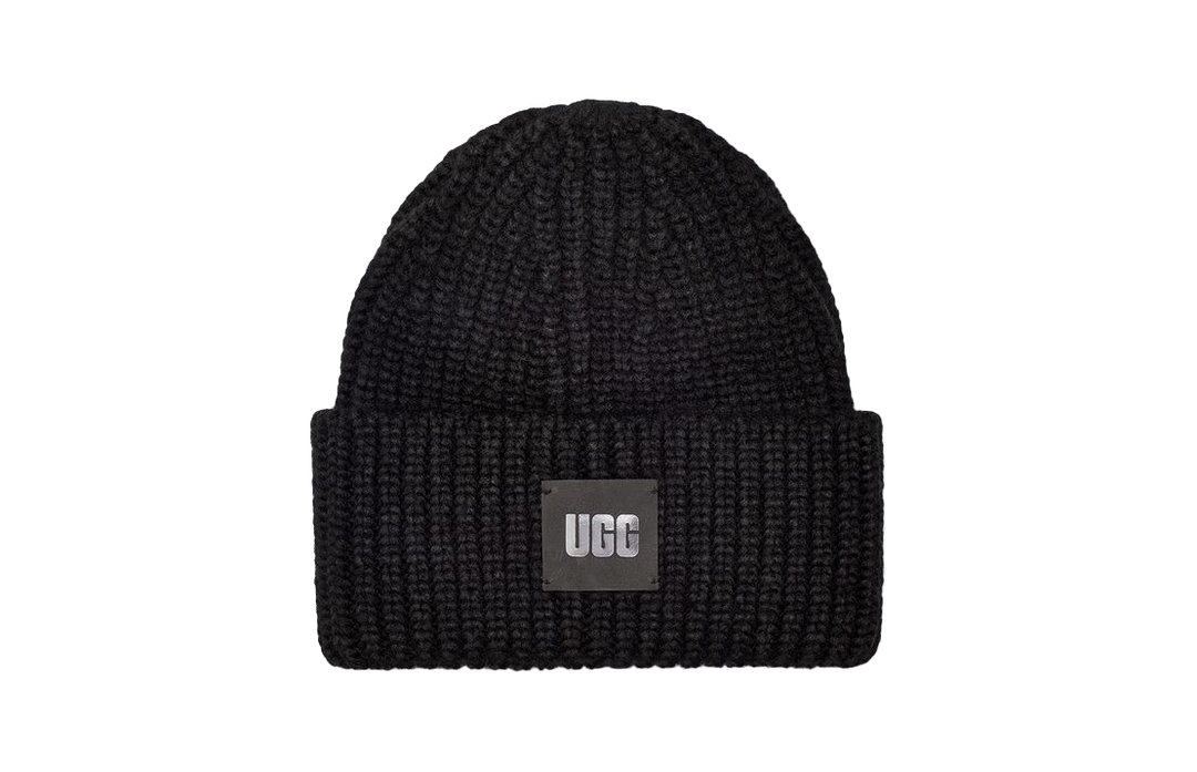 W Chunky Rib Beanie
