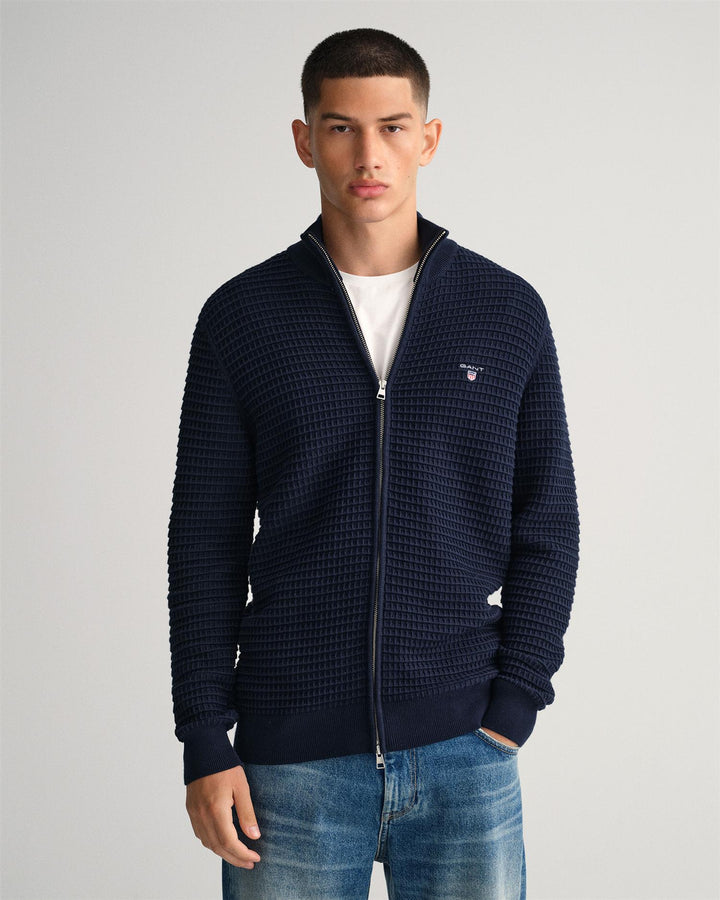 Gant D.1 Cotton Texture Fullzip