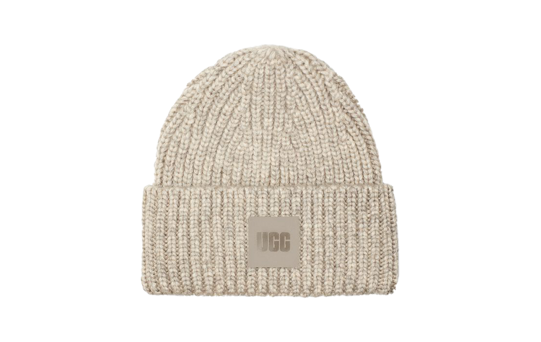 W Chunky Rib Beanie