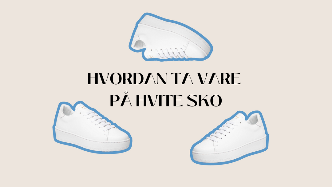 Guide: Hvordan få hvite sneakers rene