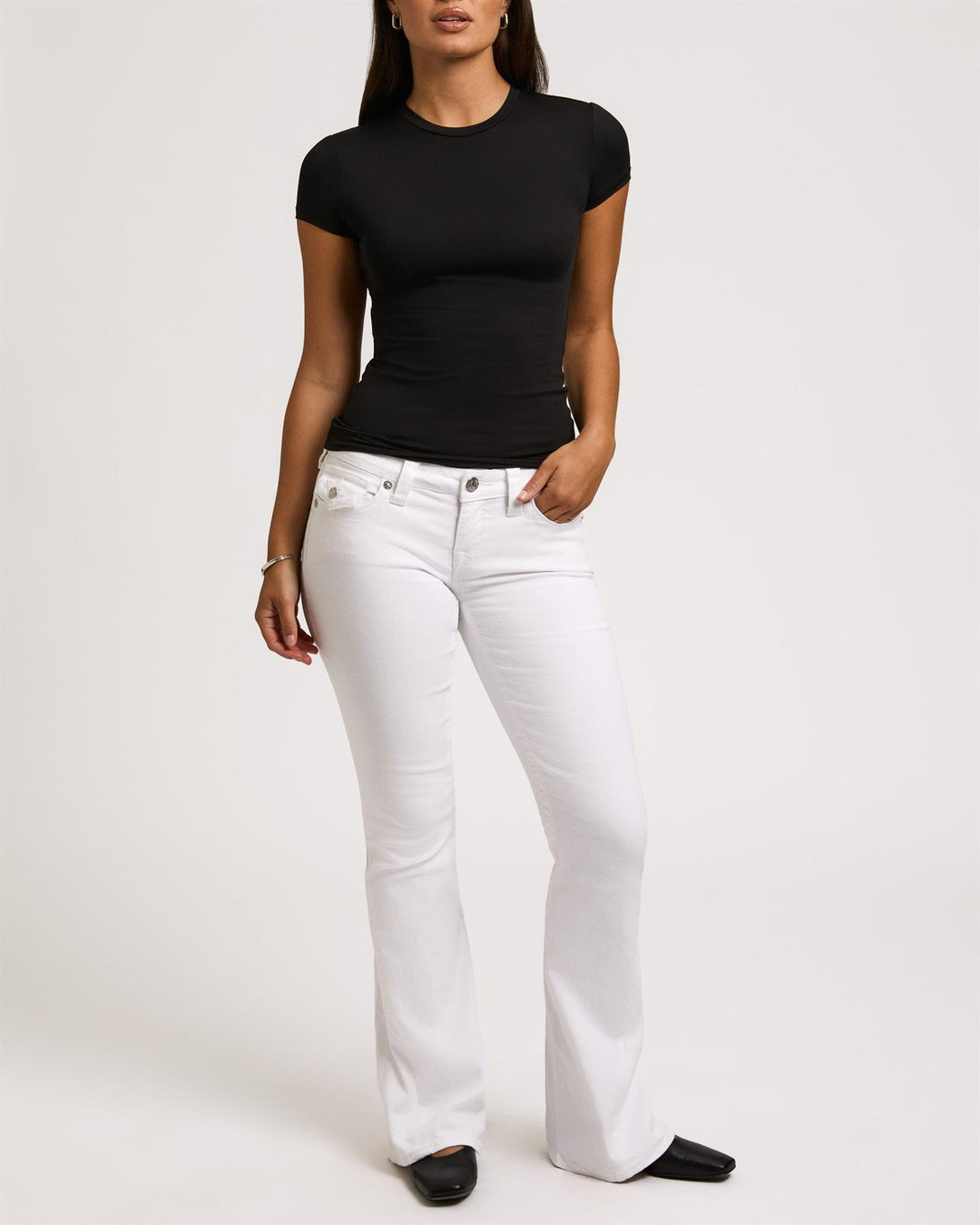 Joey Low Rise Flare Flap