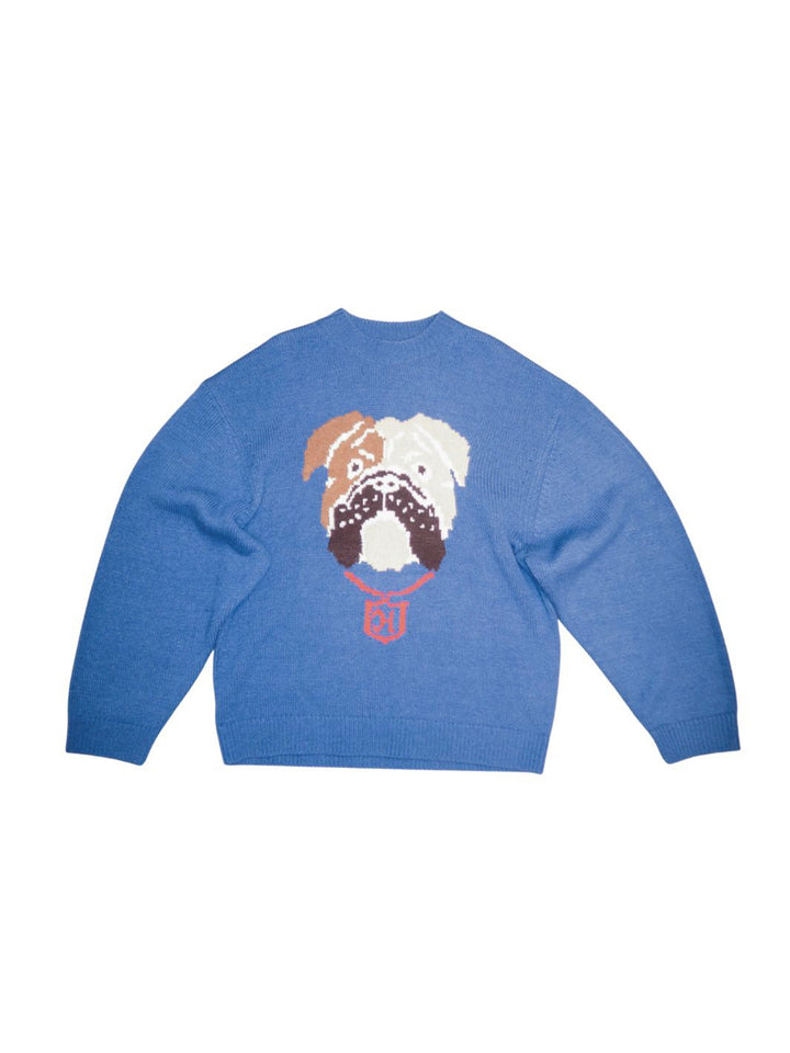 Bulldog Knit-Sweater