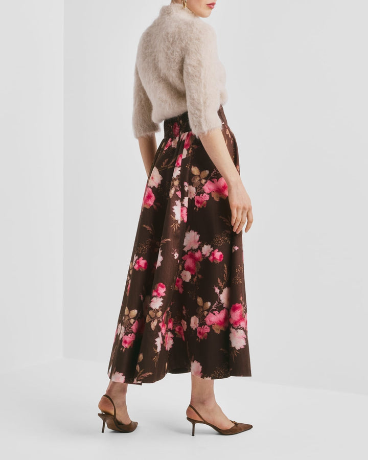 Taffeta Maxi Skirt