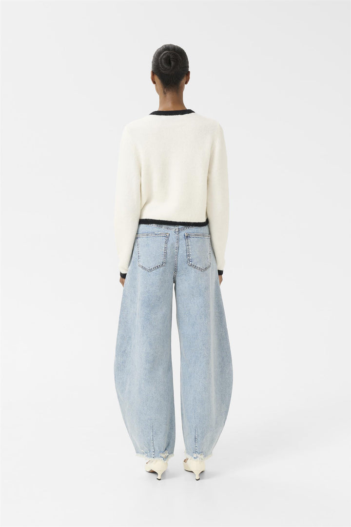 Gzalpha Ls Contrast Cardigan
