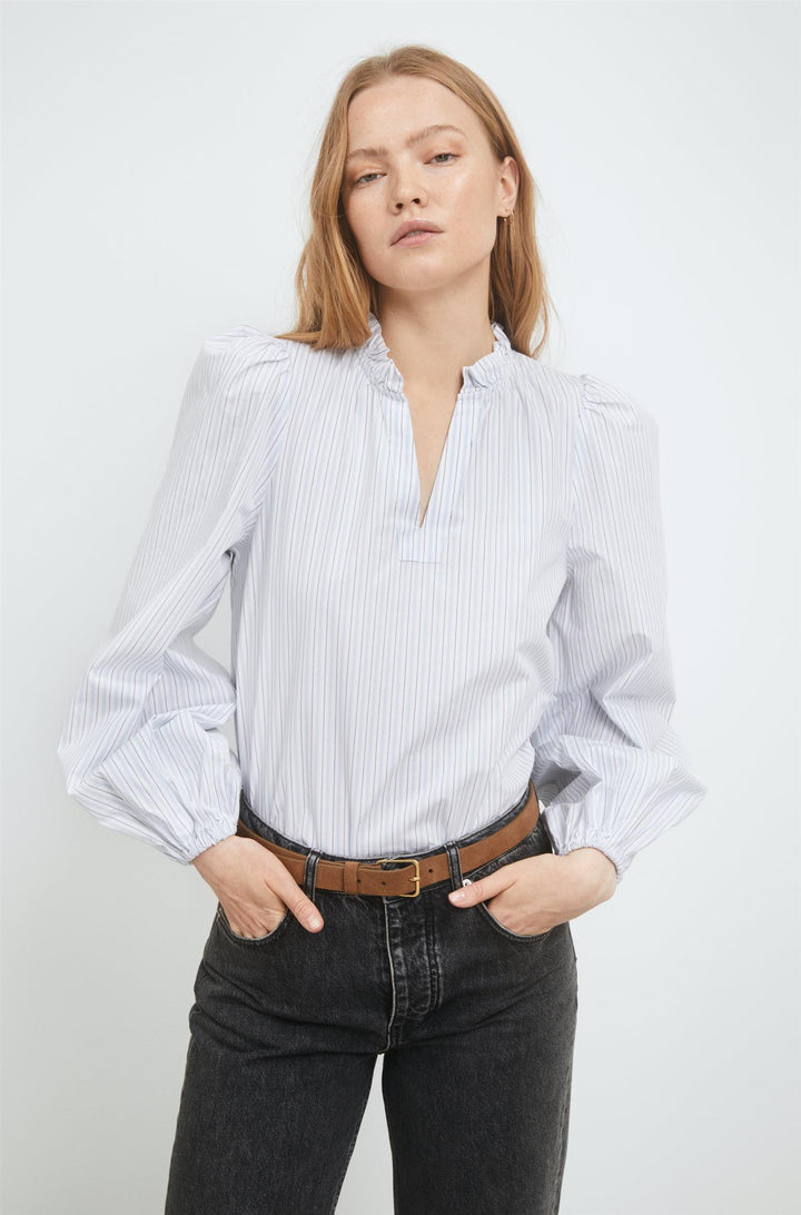 Infinity Striped Blouse