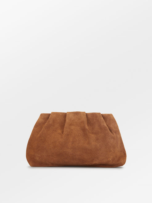 Suede Clutch Bag