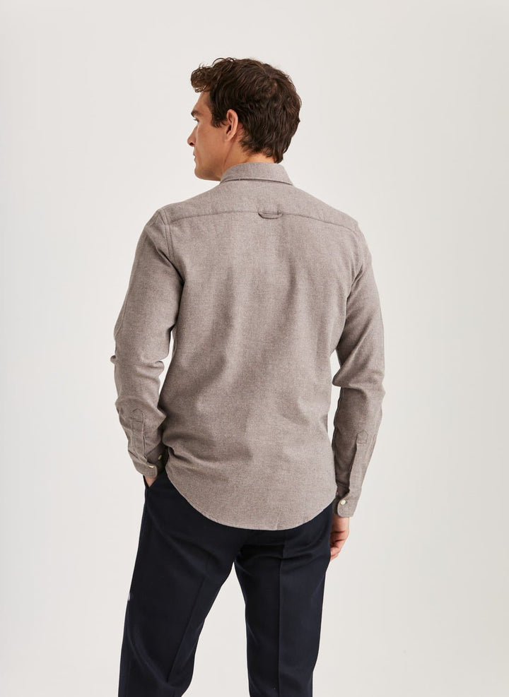 Twill Flannel Shirt - Slim Fit