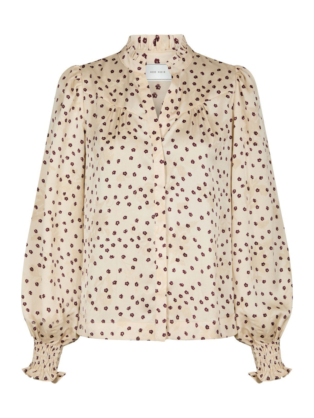 Astrida Flower Jacquard Blouse