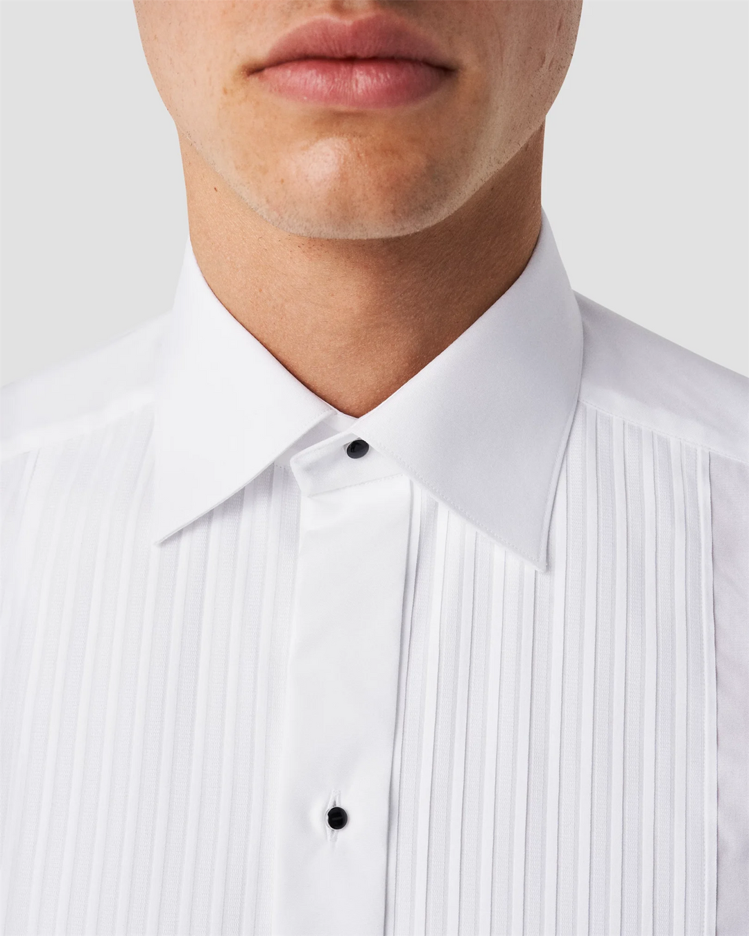 Contemporary Plissè Tuxedo Shirt