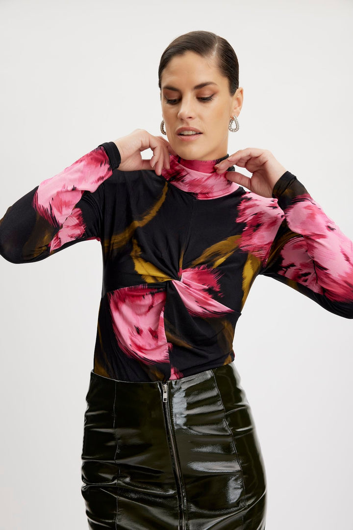 AlineGZ Floral Blouse