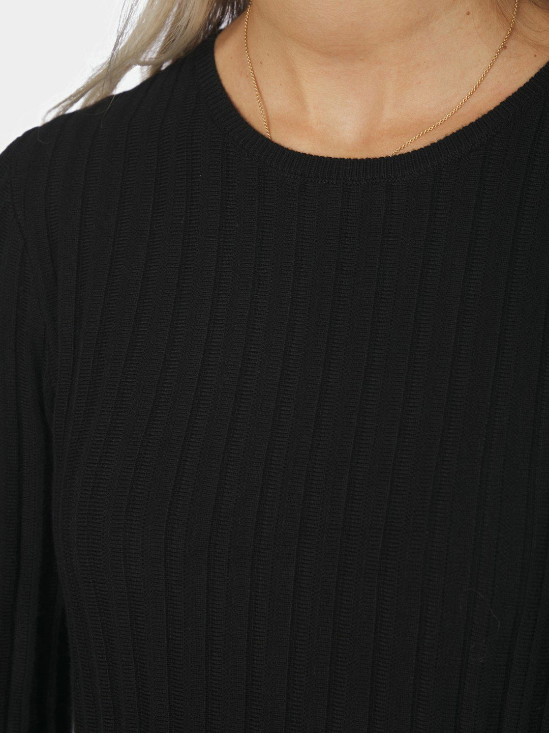 Wallina Peplum Knit Blouse