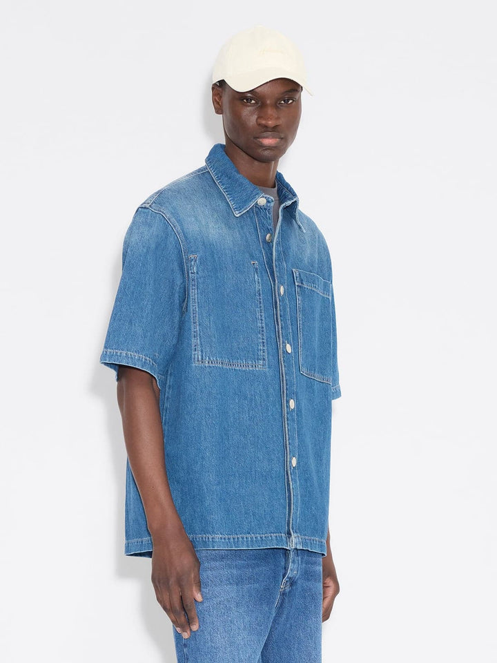 Relaxed Denim Short Sleeve
