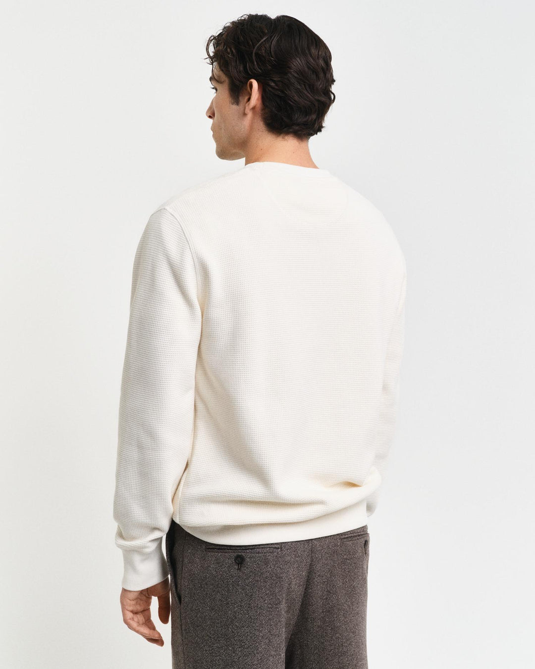 Waffle C-Neck Sweat