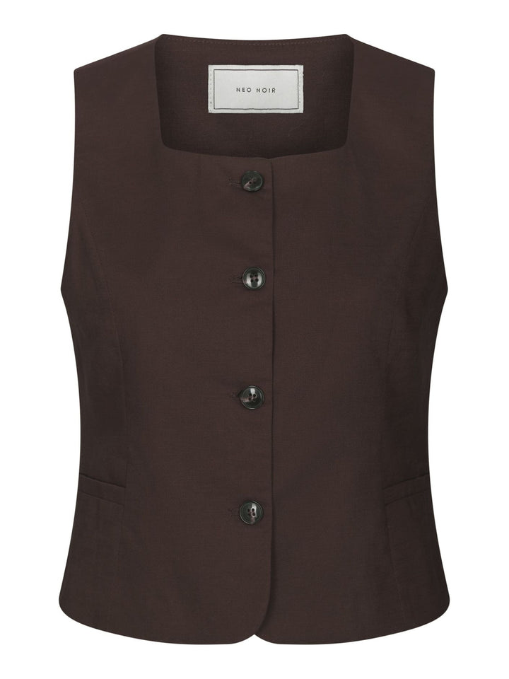 Yula Linen Waistcoat
