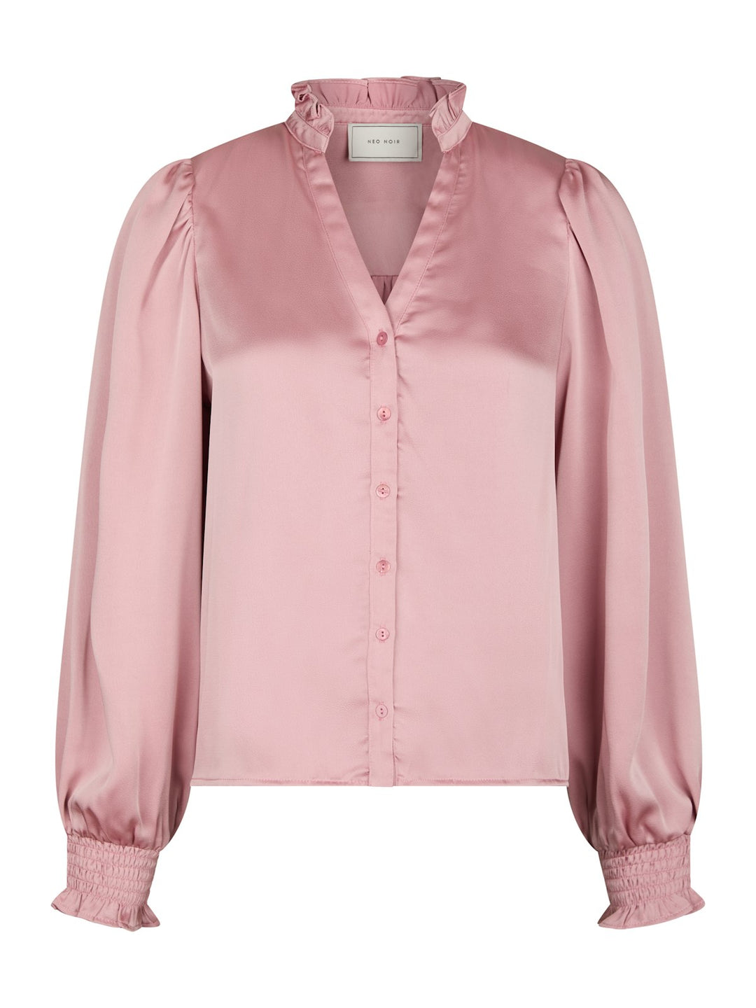 Delsie Drapy Sateen Blouse