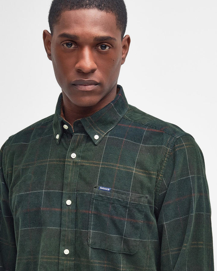 Blair Tailored Tartan Cord Shirt