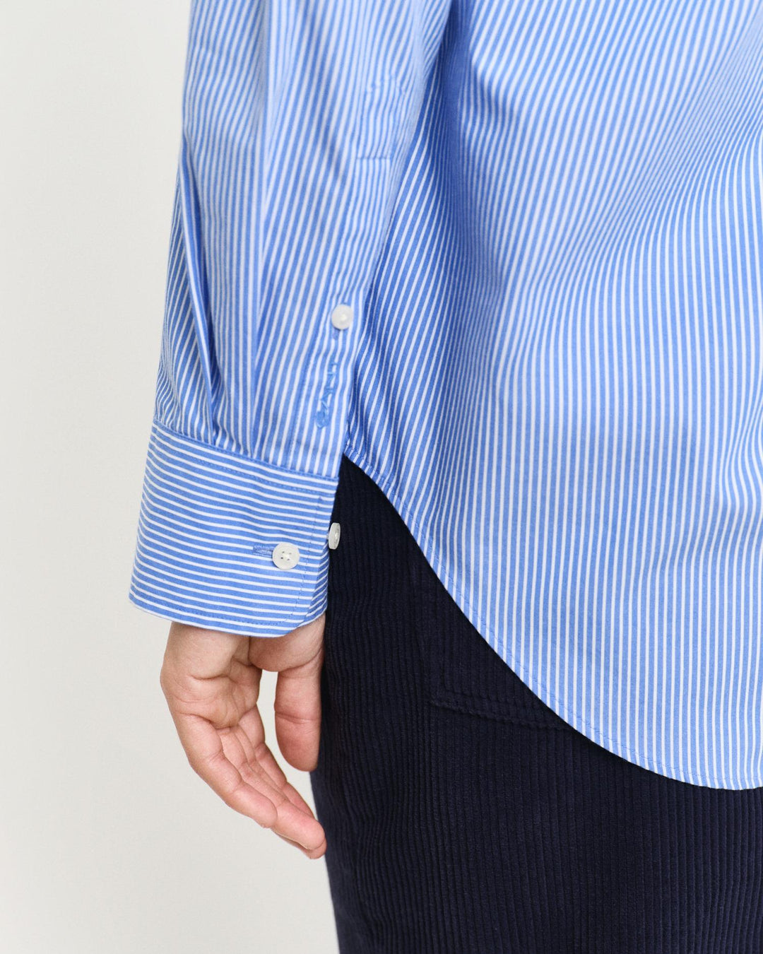 REL Striped poplin shirt