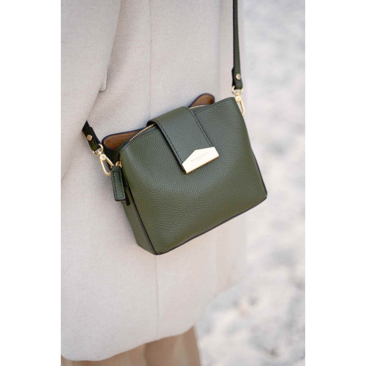 Cowhide Leather Small Crossbody