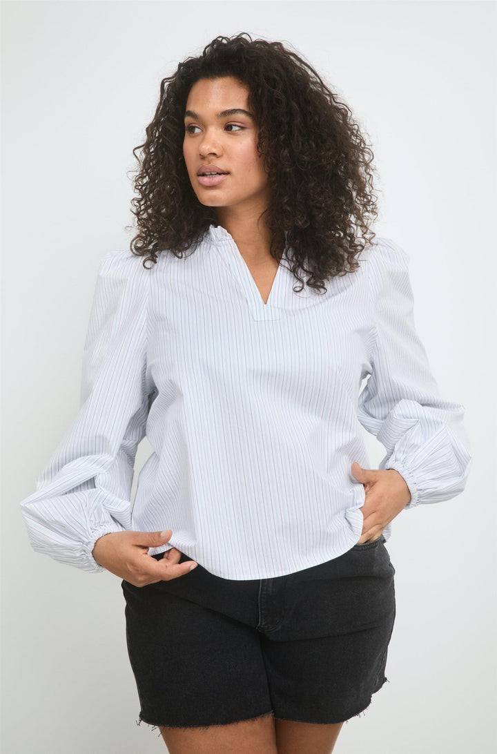 Infinity Striped Blouse