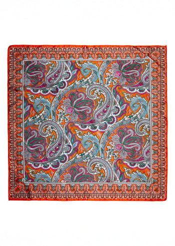 Skjerf paisley 70x70