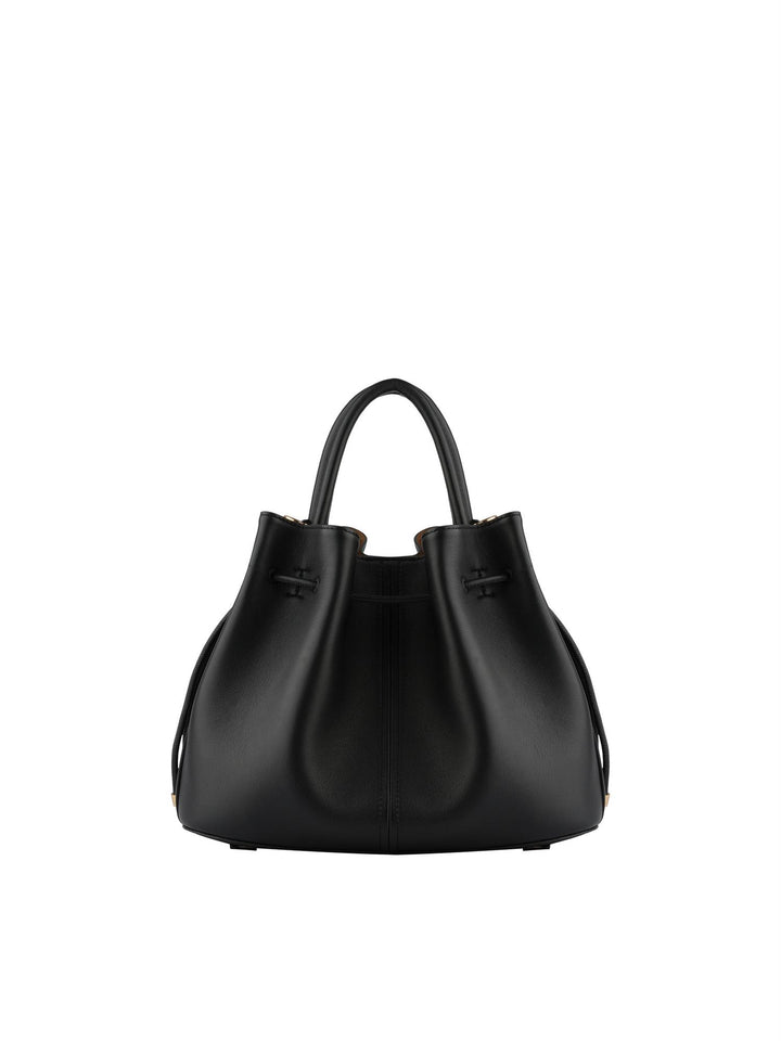cowhide leather medium size satchel