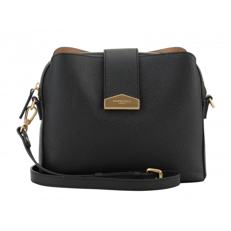 Cowhide leather shoulder bag