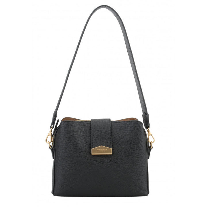 Cowhide leather shoulder bag