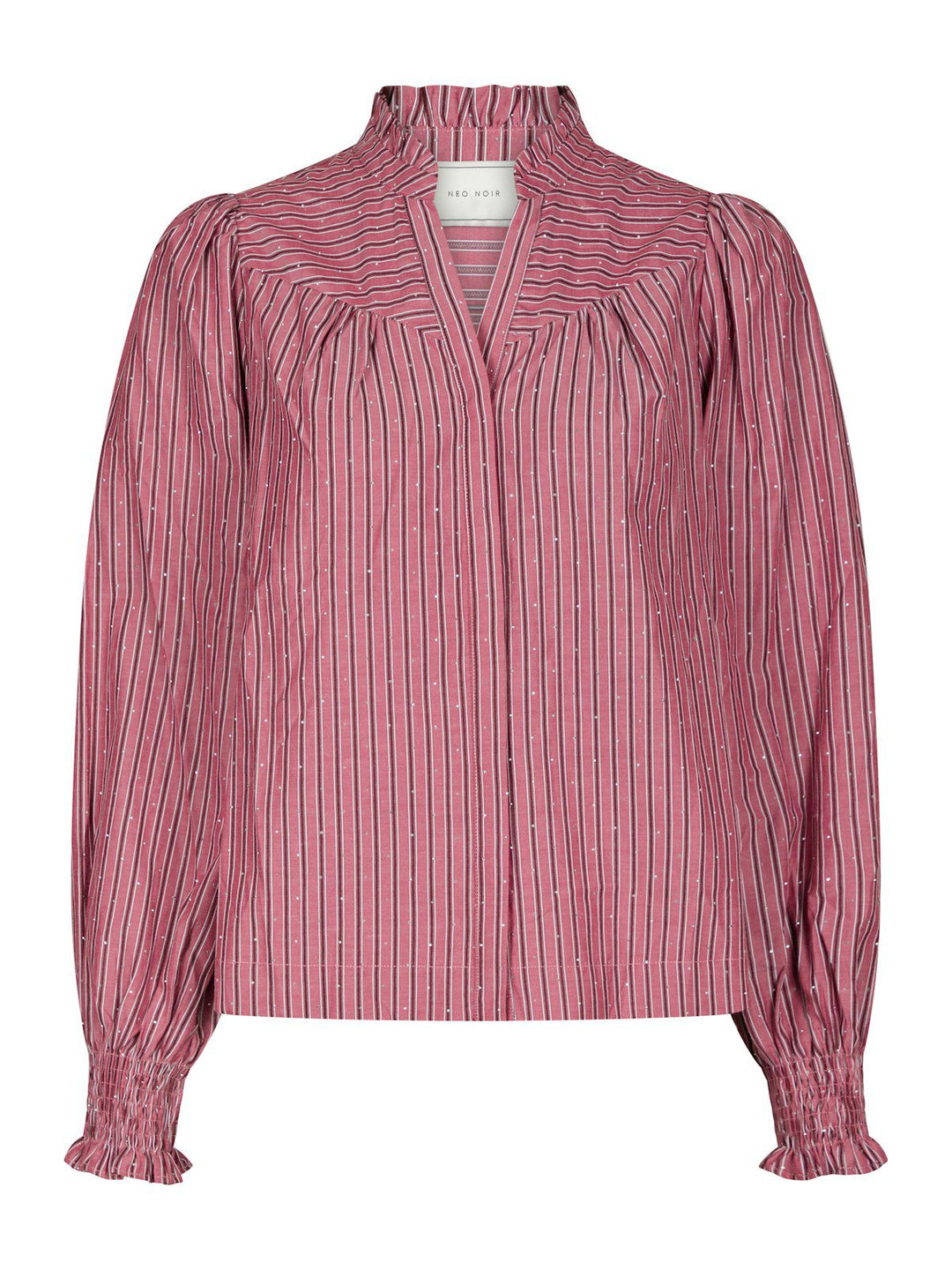 Astrida Soft Stripe Stone Blouse
