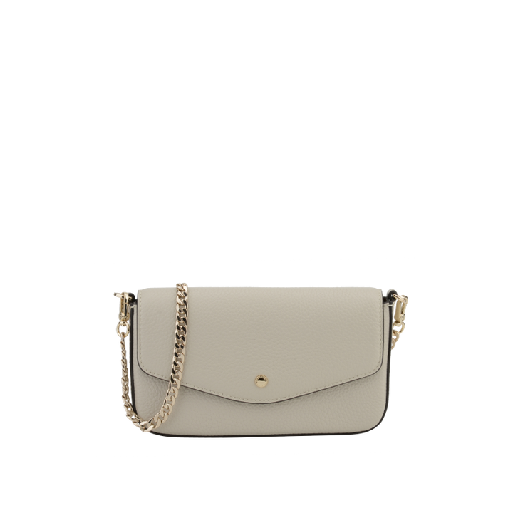 Cowhide leather clutch bag