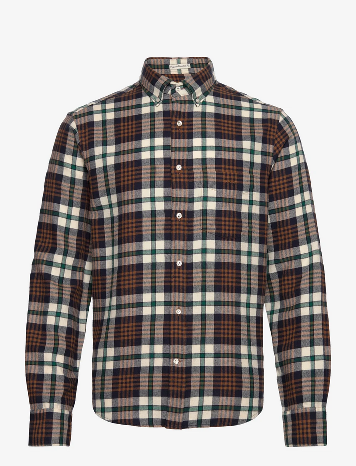 Reg Flannel Plaid shirt