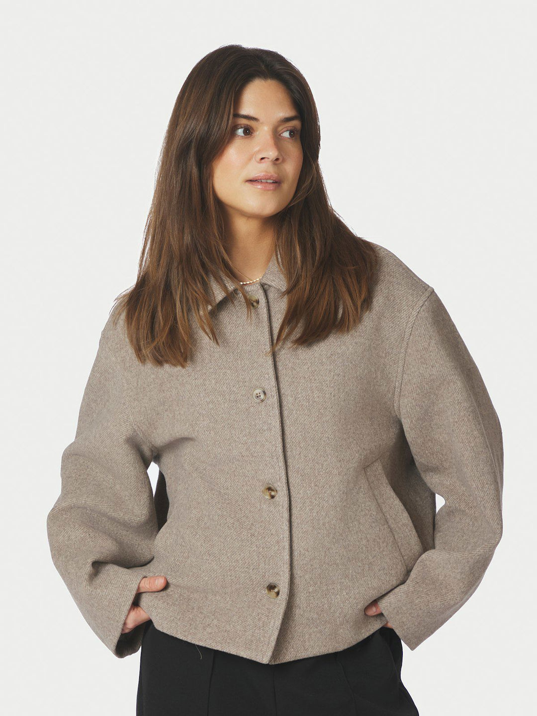 Hamra Herringbone Twill Jacket