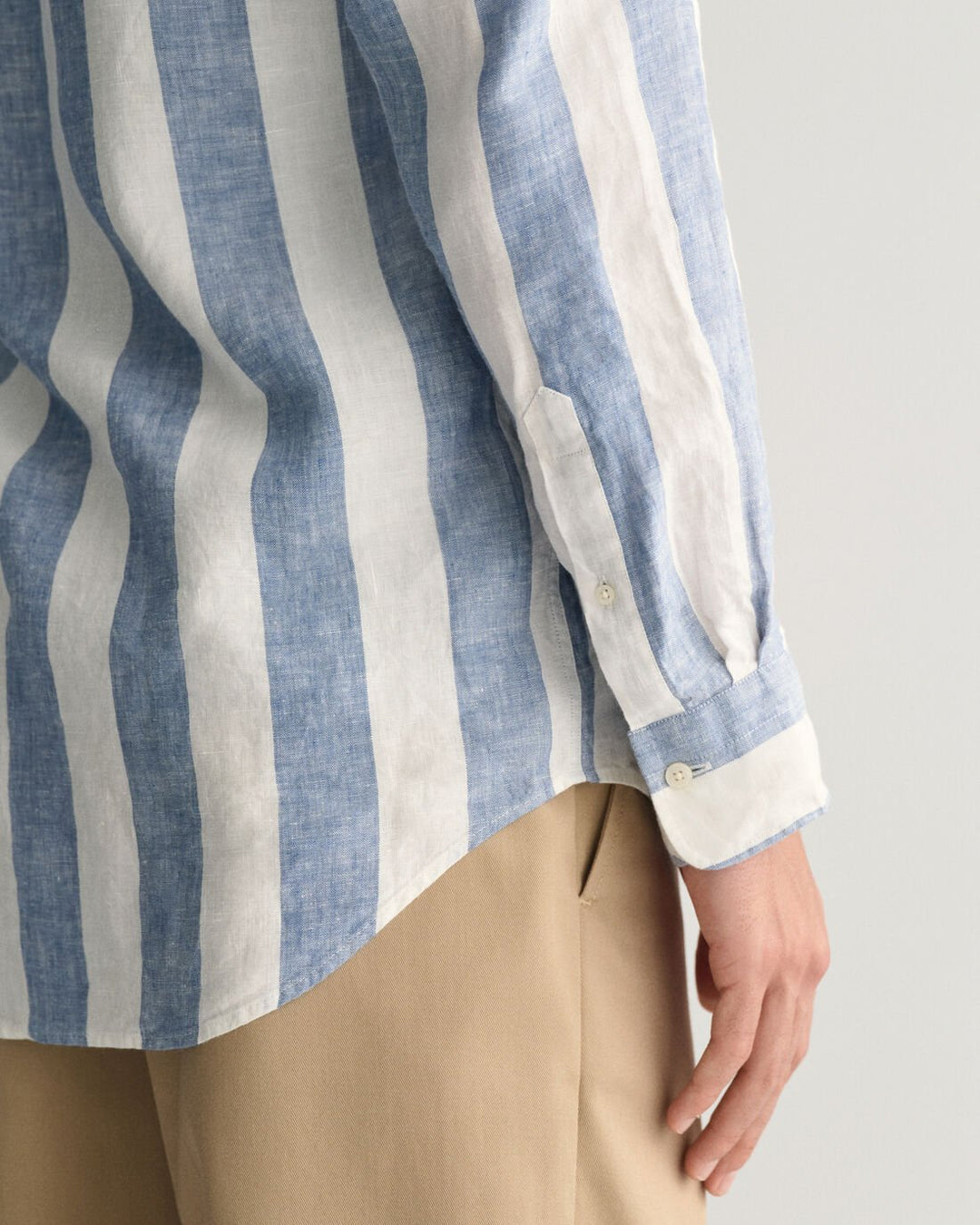 Reg Bold Stripe Linen Shirt