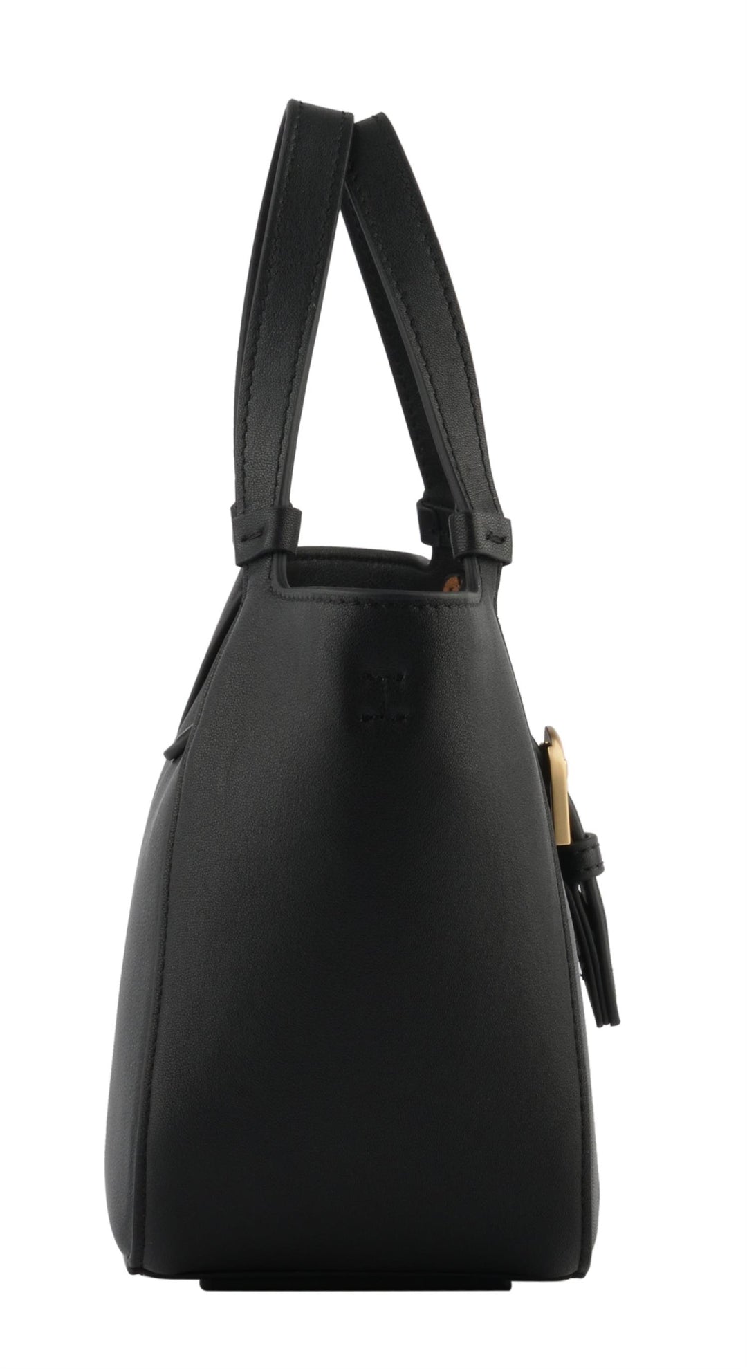 Cowhide leather convertible nano size shopper