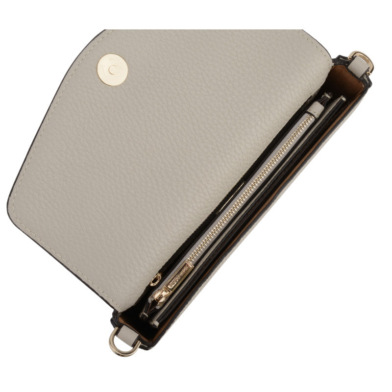 Cowhide leather clutch bag