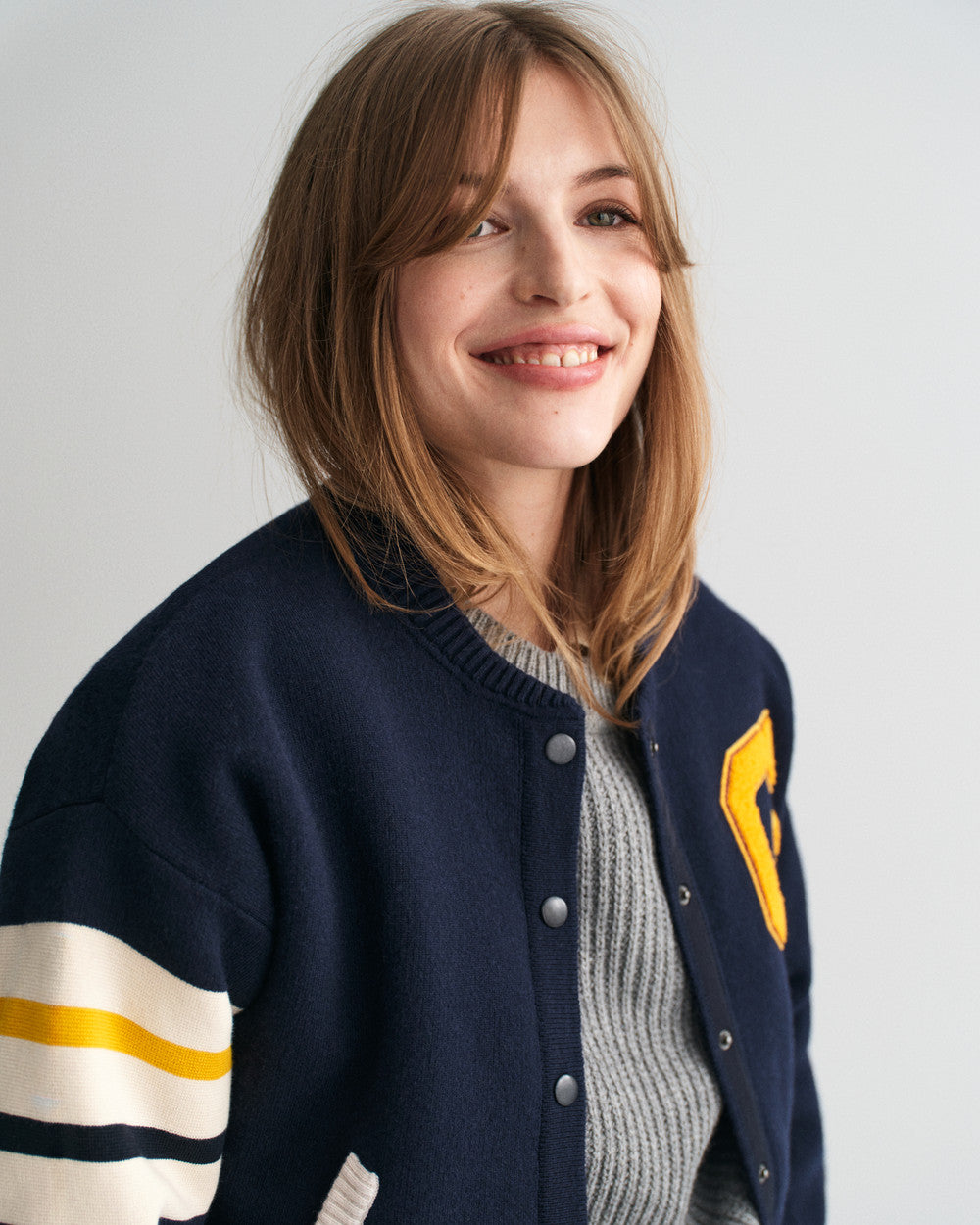 Gant Varsity Knitted Jacket