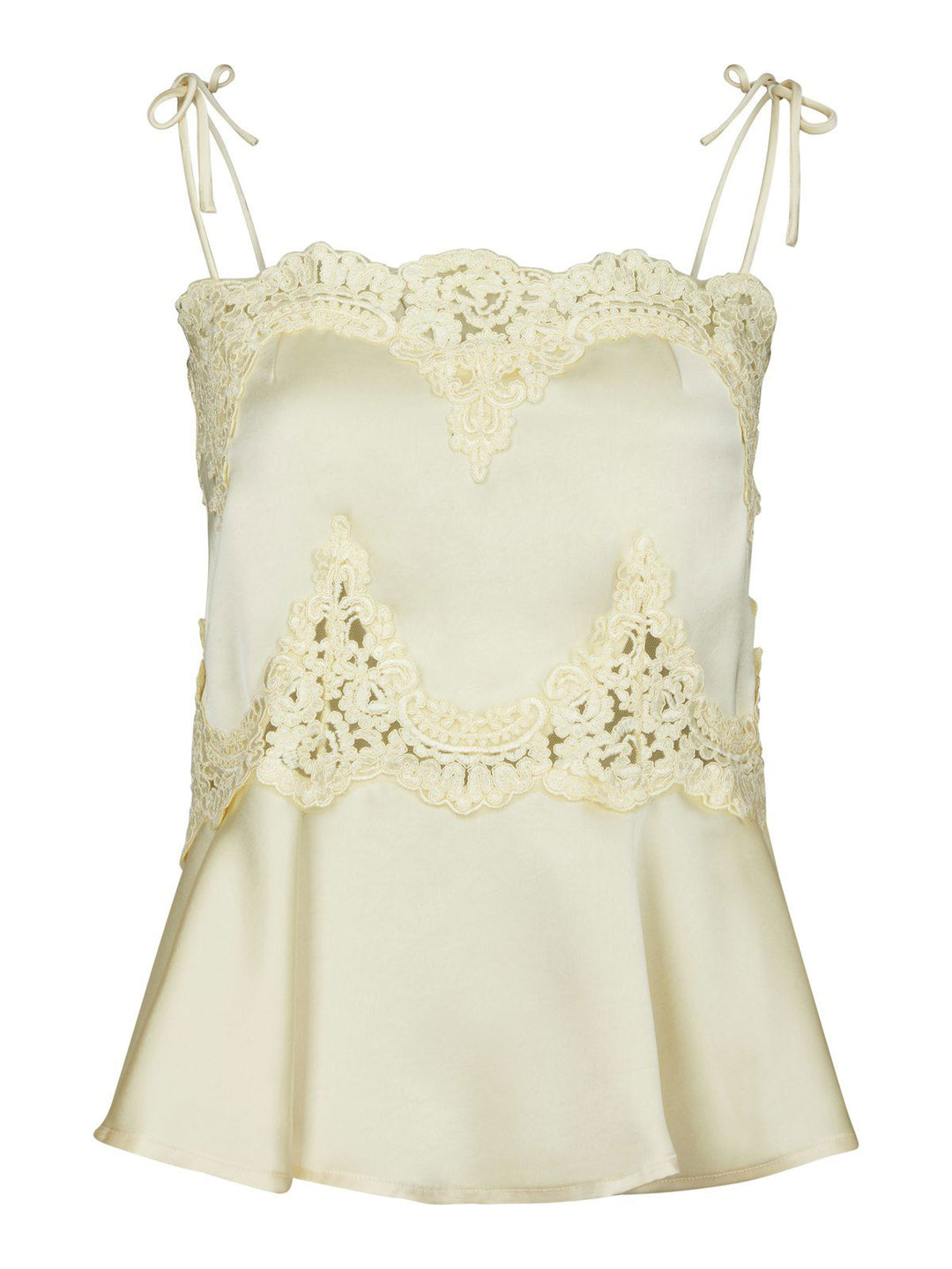 Kaela Heavy Sateen Lace Top