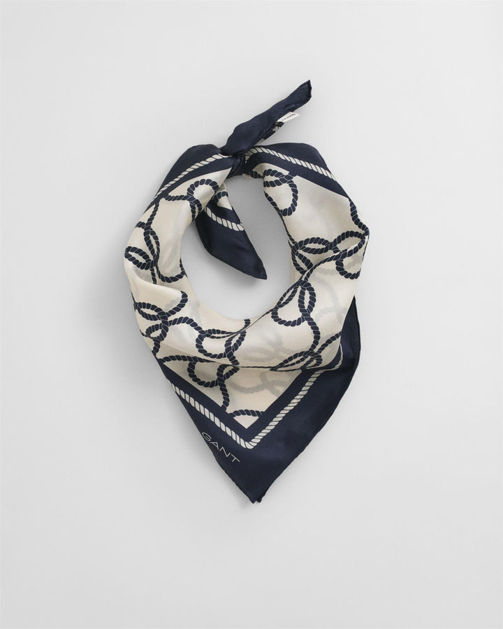Rope Print Silk Scarf