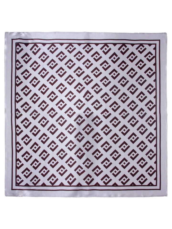 Skjerf Paisley silke 70x70