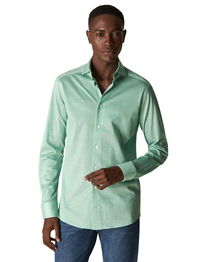 Filo di Scozia Oxford Piqué Shirt - contemporary