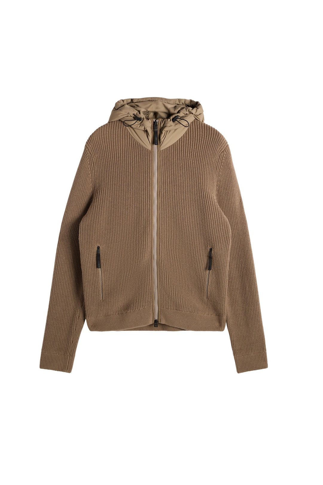 DORIN KNIT HOOD HYBRID JACKET