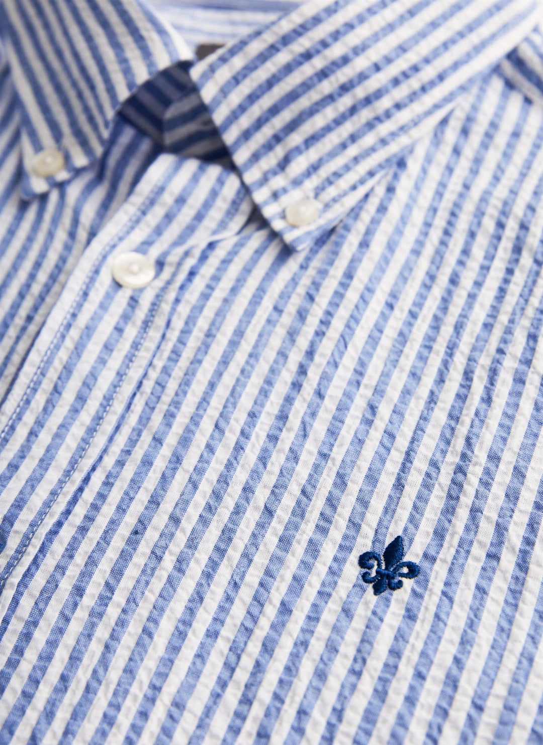 Morris Seersucker Shirt-Slim