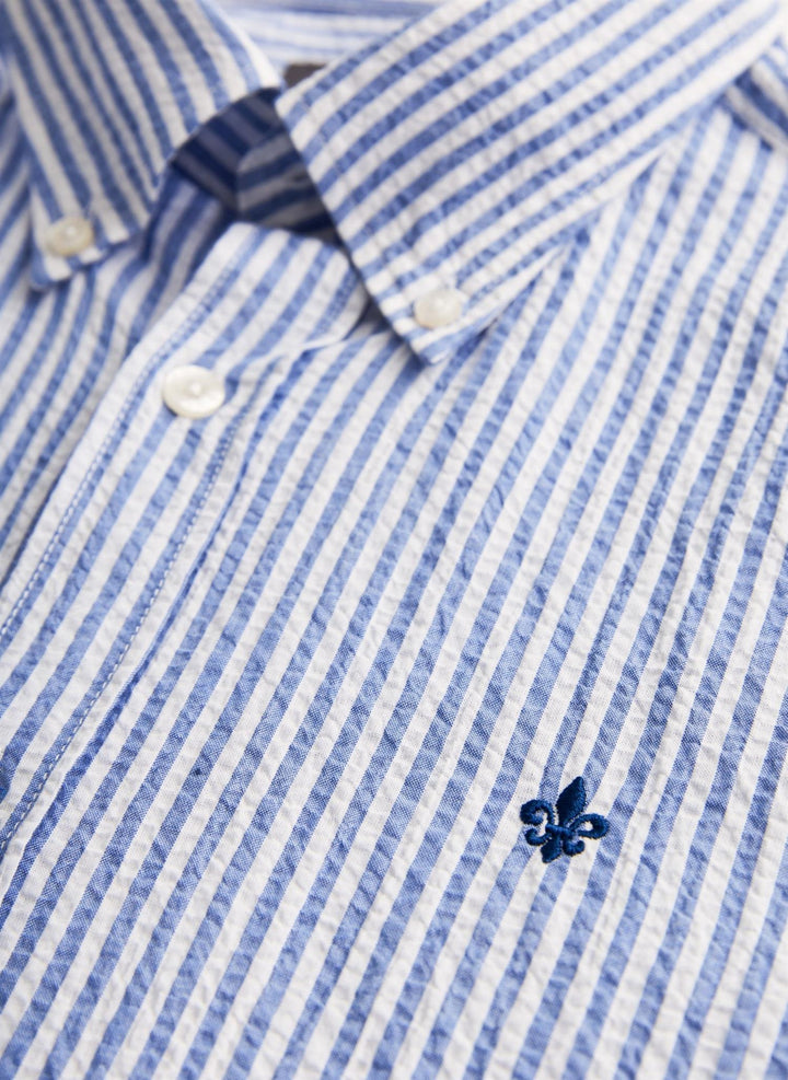 Morris Seersucker Shirt-Slim