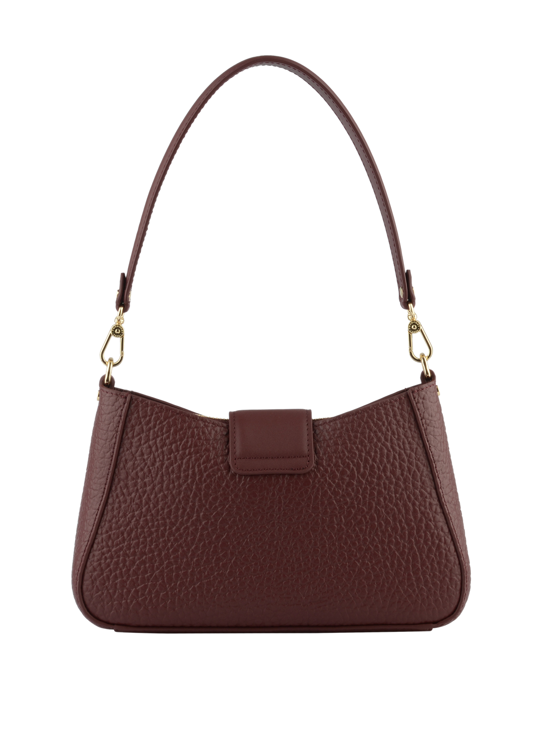 Cowhide leather small size shoulder bag