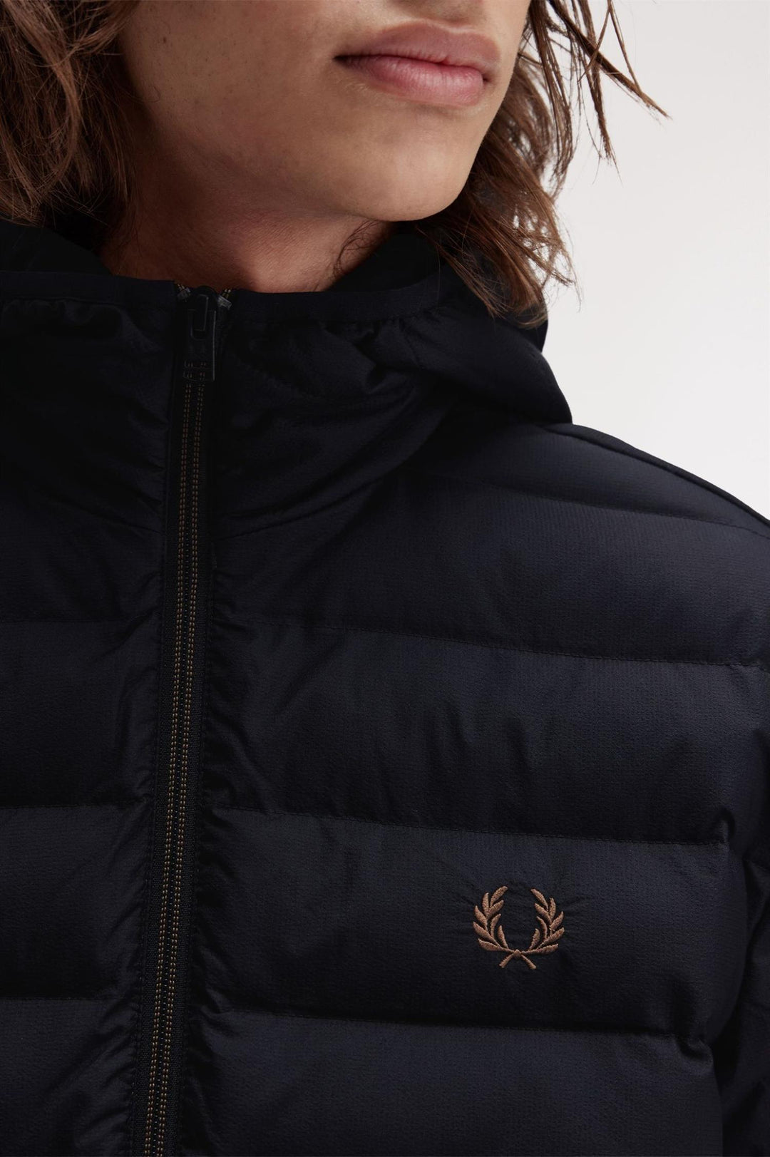Hooded insulated jacket
