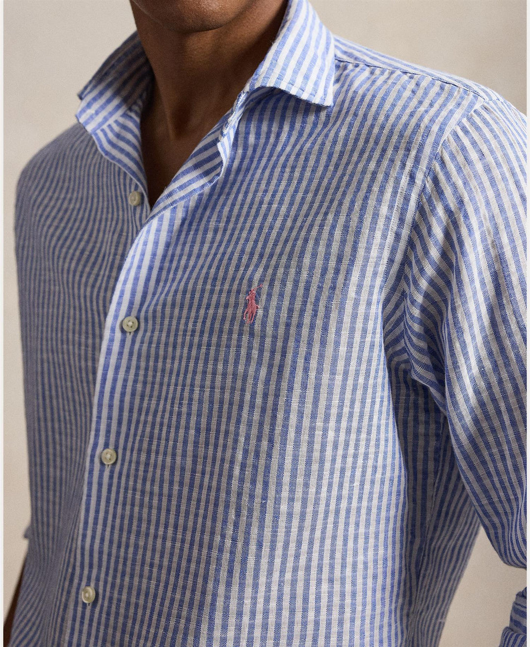 Custom Fit Striped Seersucker Shirt