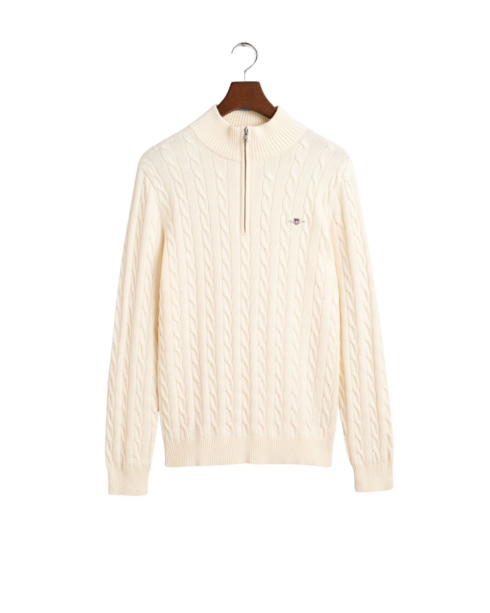 Cotton Cable Half Zip