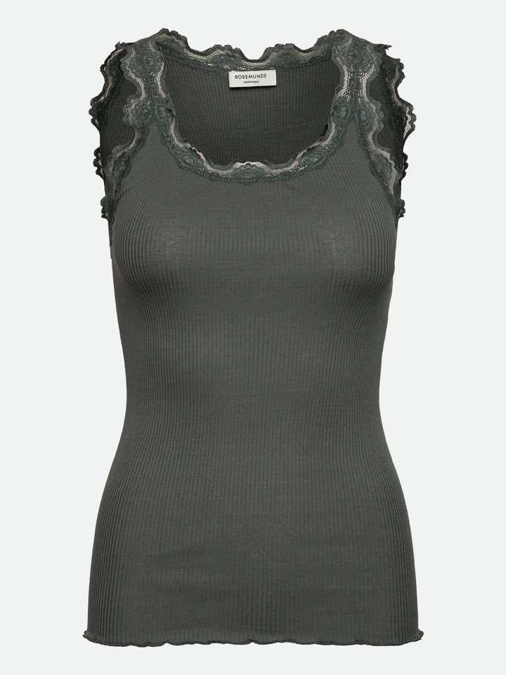 RWBabette Silk SL U-neck Lace Top