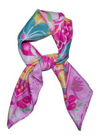 Skjerf glatt "hawaii" 70X70