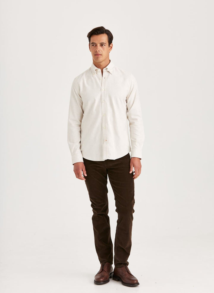 Twill Flannel Shirt - Slim Fit